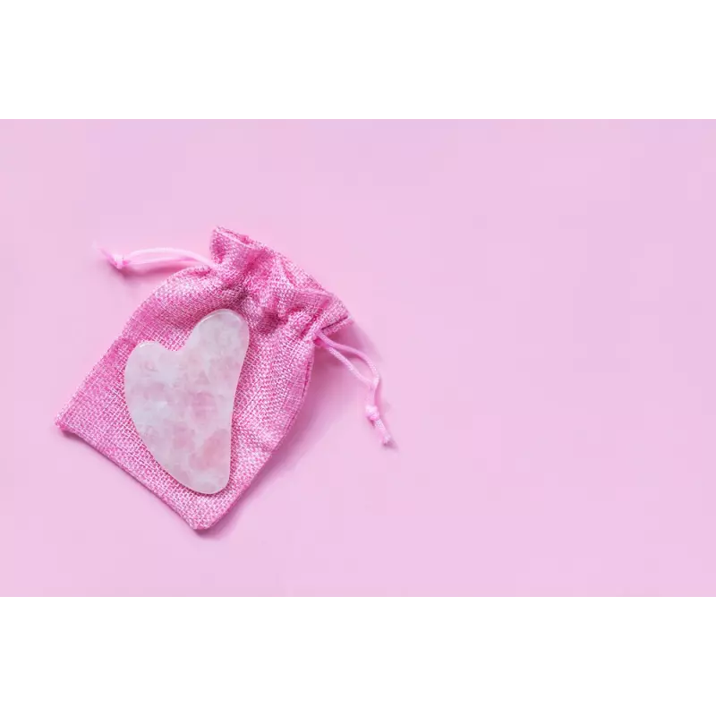 Pure pink quartz gua sha for the face - Handmade