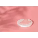Gua sha de quartz rose pur pour le visage - Fait main