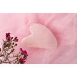 Pure pink quartz gua sha for the face - Handmade Pure pink quartz gua sha for the face - Handmade