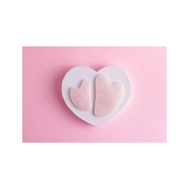 Pure pink quartz gua sha for the face - Handmade