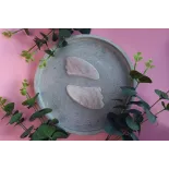 Gua sha de quartz rose pur pour le visage - Fait main