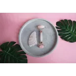 Gua sha & rouleau de beauté en quartz rose pur pour le visage - Fai...