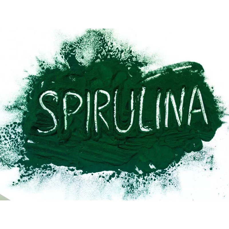 Green organic spirulina powder from France - direct producer
