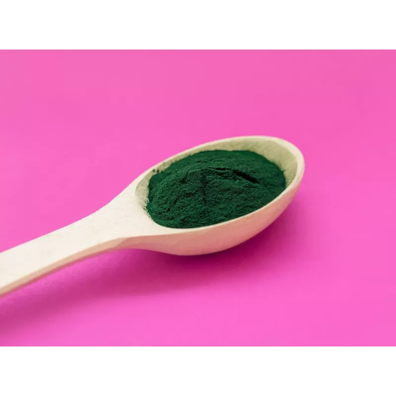 Green organic spirulina powder from France - direct producer