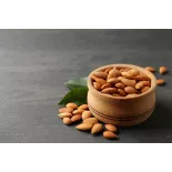 Raw organic & fairtrade dried shelled apricot kernels from Uzbekistan