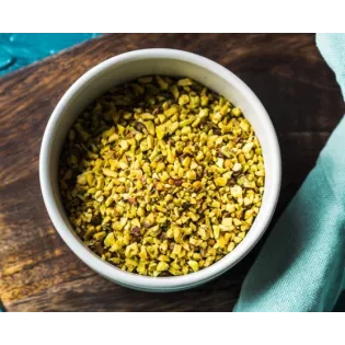 Organic crushed pistachios PDO from Bronte in Sicily - Direct producer
