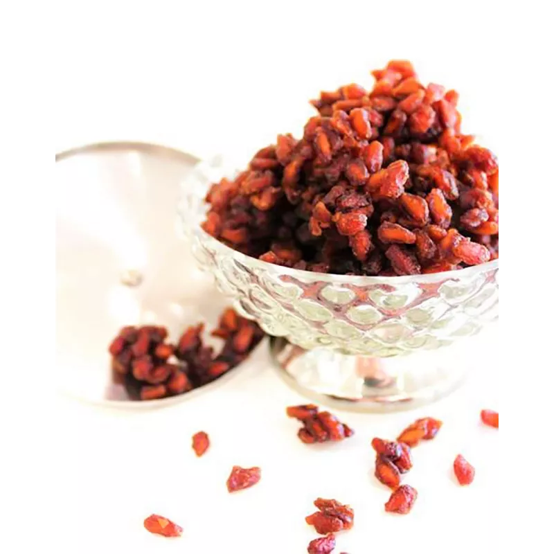 Organic & fairtrade dried pomegranate arils from Uzbekistan Organic & fairtrade dried pomegranate arils from Uzbekistan