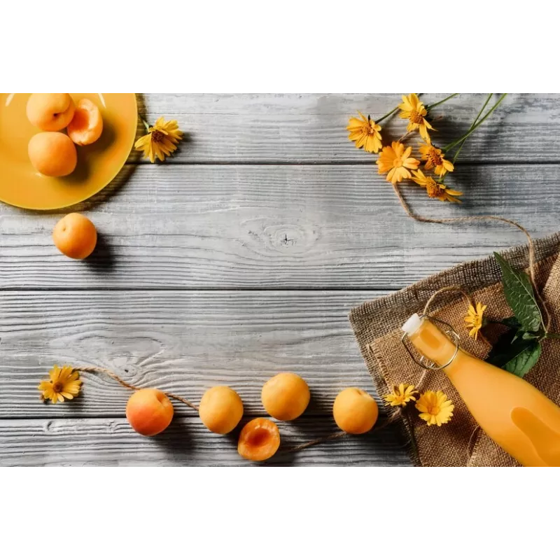 Organic red apricot vinegar PDO from Roussillon Made in France- Dir...