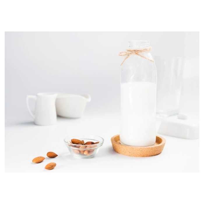 Almond milk organic nature made in France - direct producer