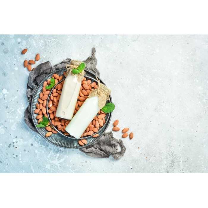 Almond milk organic nature made in France - direct producer