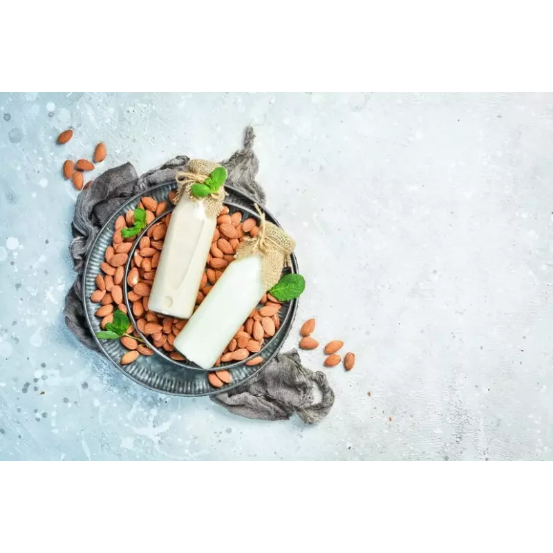 Almond milk organic nature made in France - direct producer