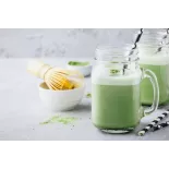 Lait d'Amandes bio au thé Matcha made in France - direct producteur