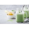 Organic Almond milk with Matcha tea made in France - direct producer