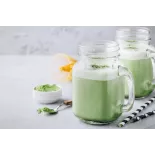 Lait d'Amandes bio au thé Matcha made in France - direct producteur