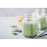 Organic Almond milk with Matcha tea made in France - direct producer Organic Almond milk with Matcha tea made in France - direct producer