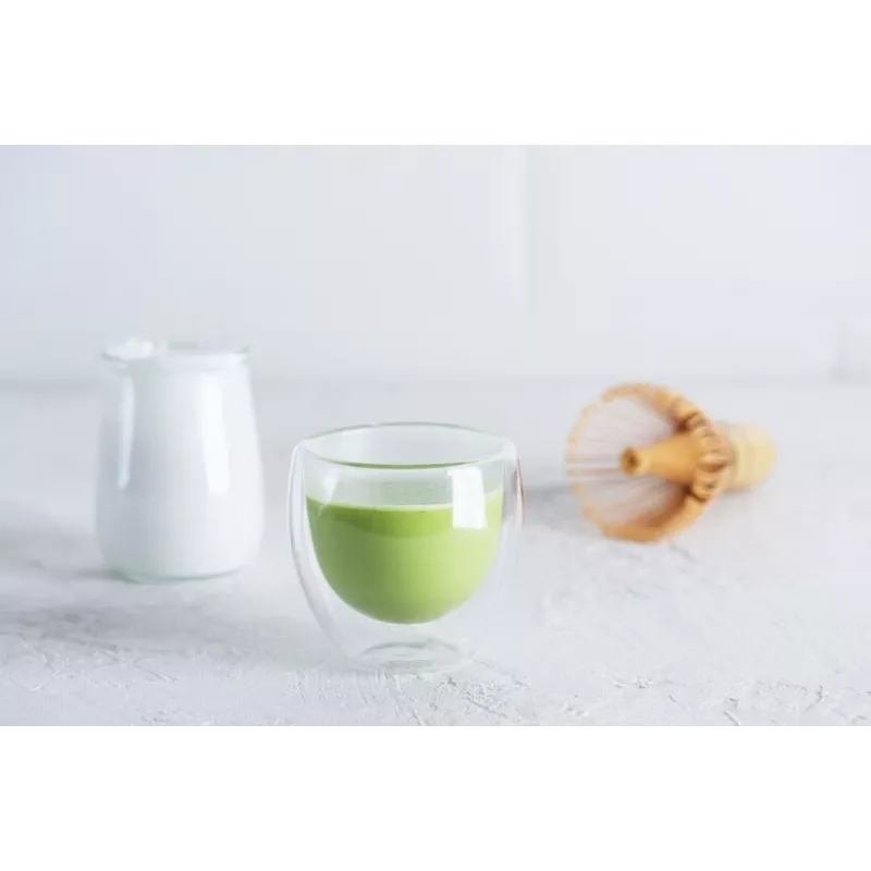 Lait d'Amandes bio au thé Matcha made in France - direct producteur