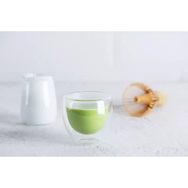 Organic Almond milk with Matcha tea made in France - direct producer