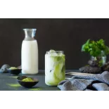 Lait d'Amandes bio au thé Matcha made in France - direct producteur