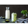 Organic Almond milk with Matcha tea made in France - direct producer