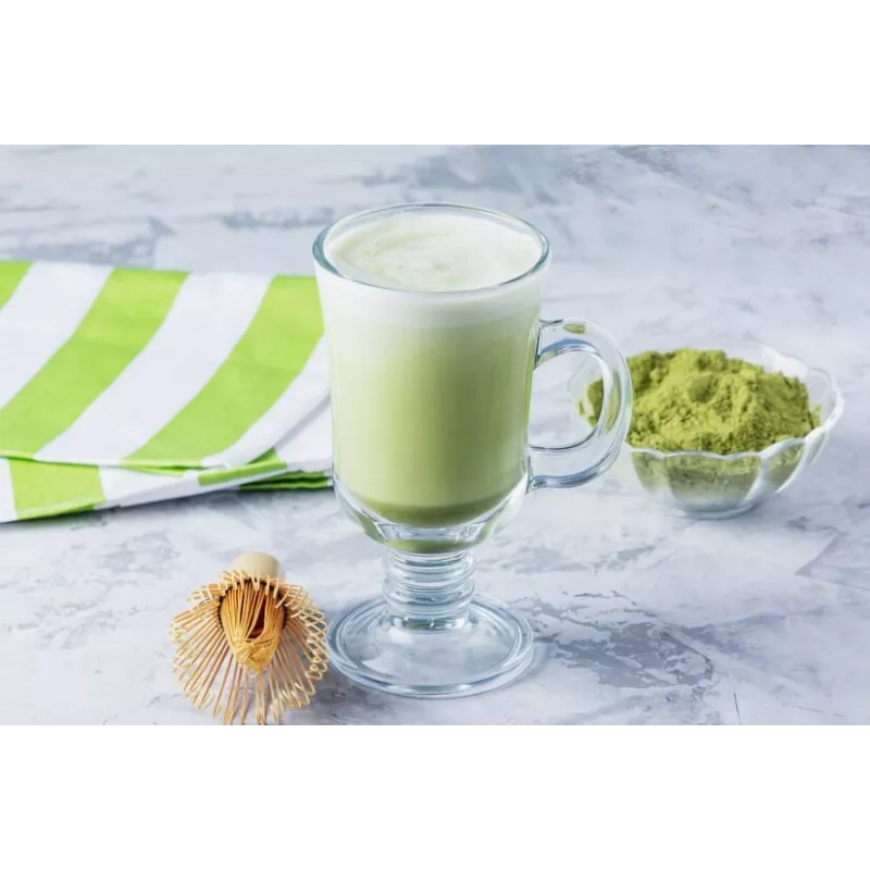 Lait d'Amandes bio au thé Matcha made in France - direct producteur