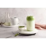 Lait d'Amandes bio au thé Matcha made in France - direct producteur