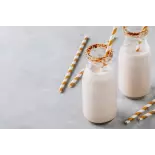 Organic almond milk with vanilla made in France - direct producer