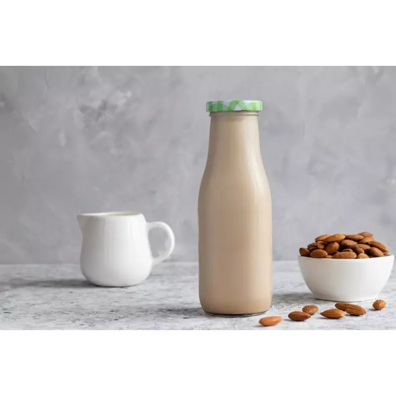 Organic almond milk with vanilla made in France - direct producer