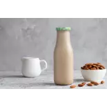 Organic almond milk with vanilla made in France - direct producer