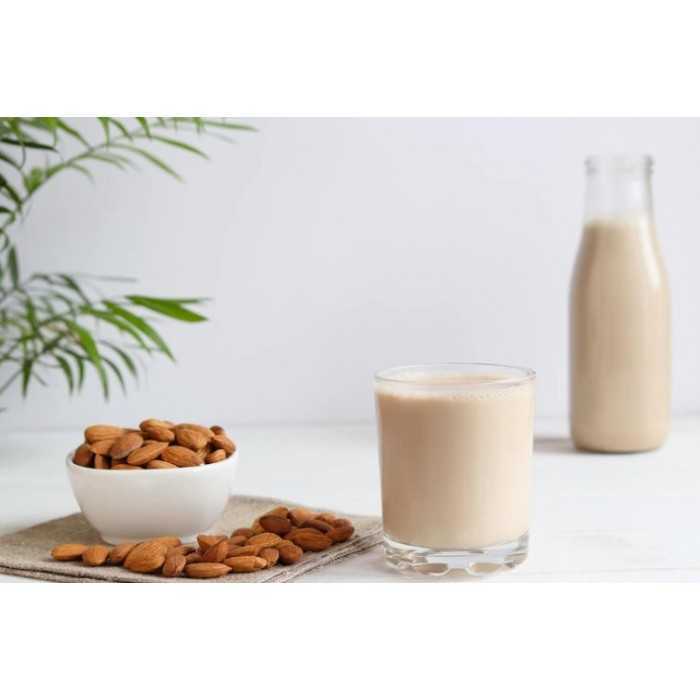 Organic almond milk with vanilla made in France - direct producer