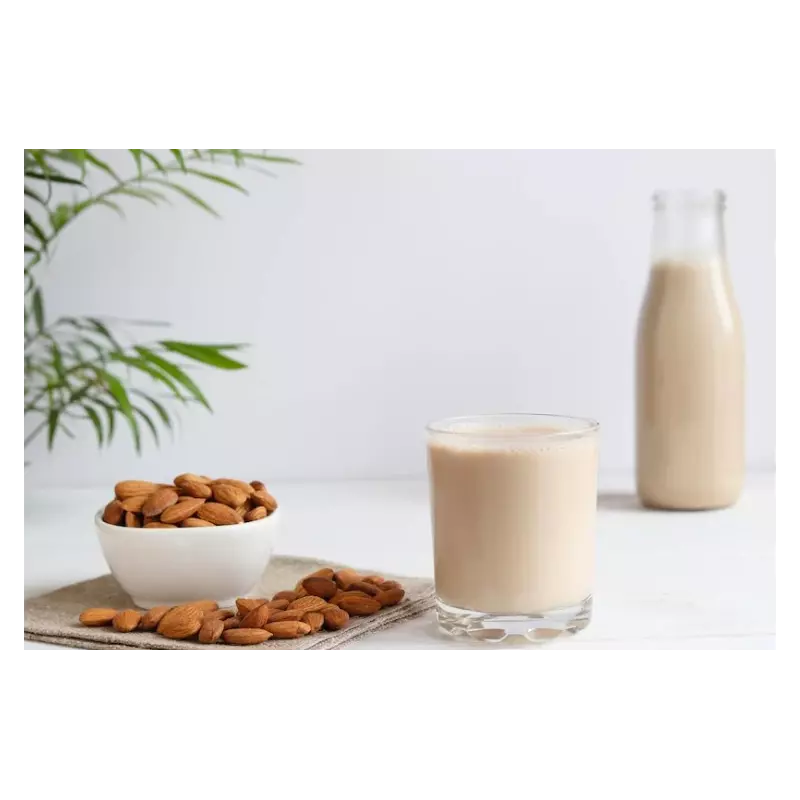 Organic almond milk with vanilla made in France - direct producer