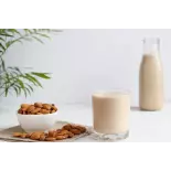 Organic almond milk with vanilla made in France - direct producer