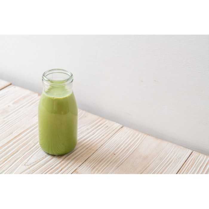 Organic Almond milk with Matcha tea made in France - direct producer