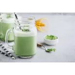 Lait d'Amandes bio au thé Matcha made in France - direct producteur
