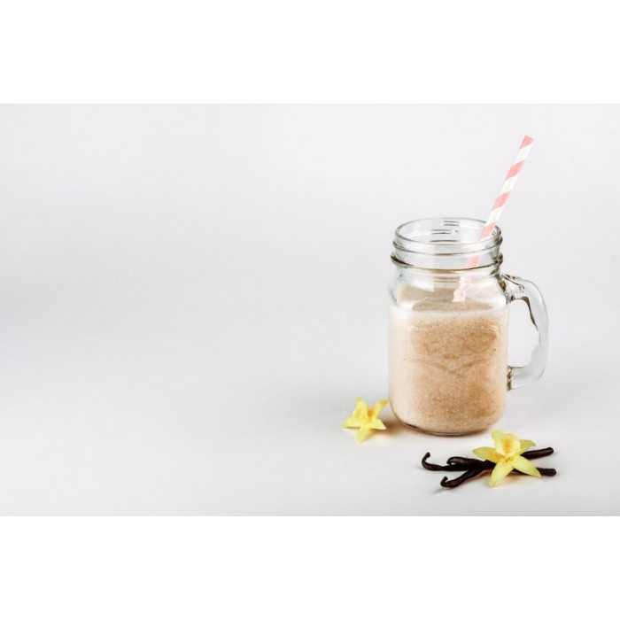 Organic almond milk with vanilla made in France - direct producer
