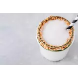 Organic almond milk with vanilla made in France - direct producer