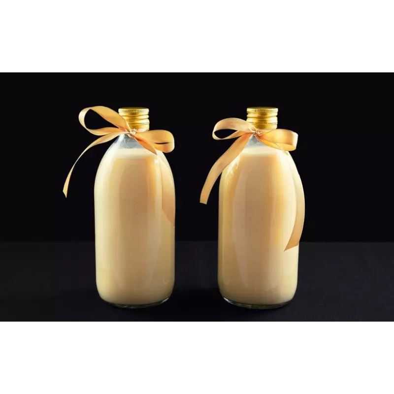 Organic almond milk with vanilla made in France - direct producer