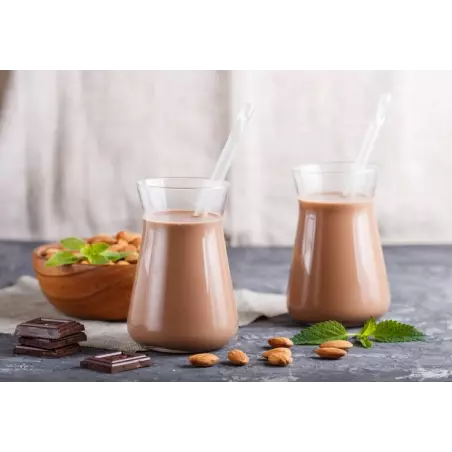 Organic Almond milk with chocolate made in France - direct producer