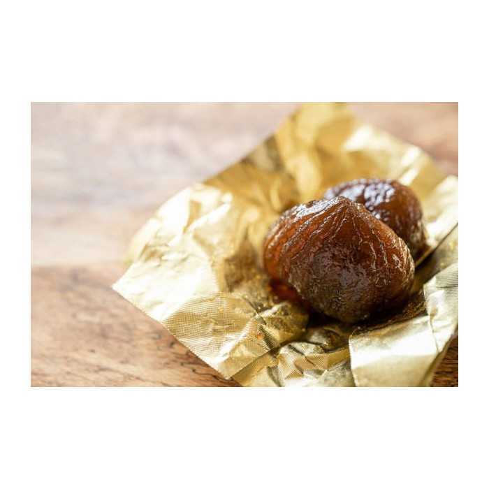 8 organic chestnuts candied with cognac EPV from Provence