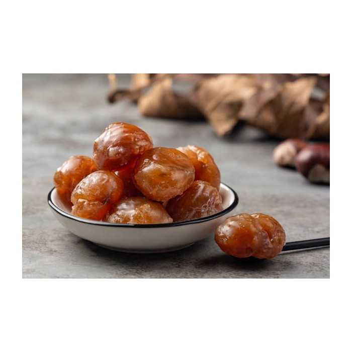 8 Marrons glacés entiers Bio AOP AOC d'Ardèche