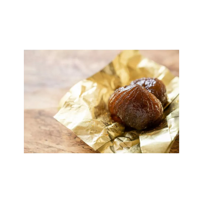 8 Marrons glacés entiers Bio AOP AOC d'Ardèche