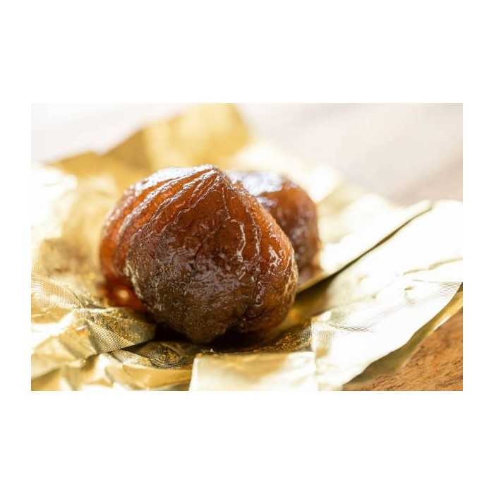 8 organic whole candied chestnuts PDO from Ardèche