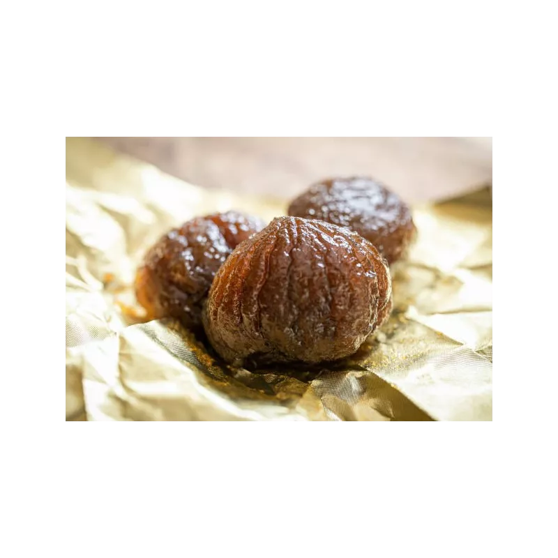 8 Marrons glacés entiers Bio AOP AOC d'Ardèche
