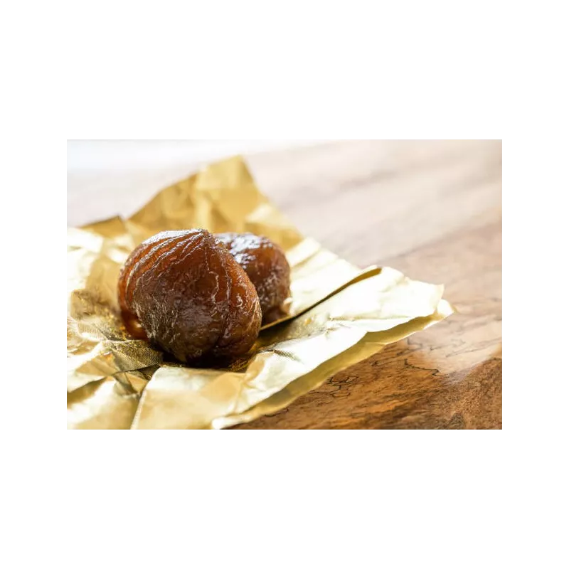 8 Marrons glacés entiers Bio AOP AOC d'Ardèche
