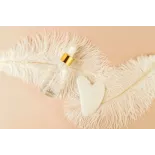 Gua sha de quartz blanc pur pour le visage - Fait main