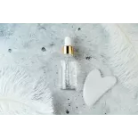 Gua sha de quartz blanc pur pour le visage - Fait main