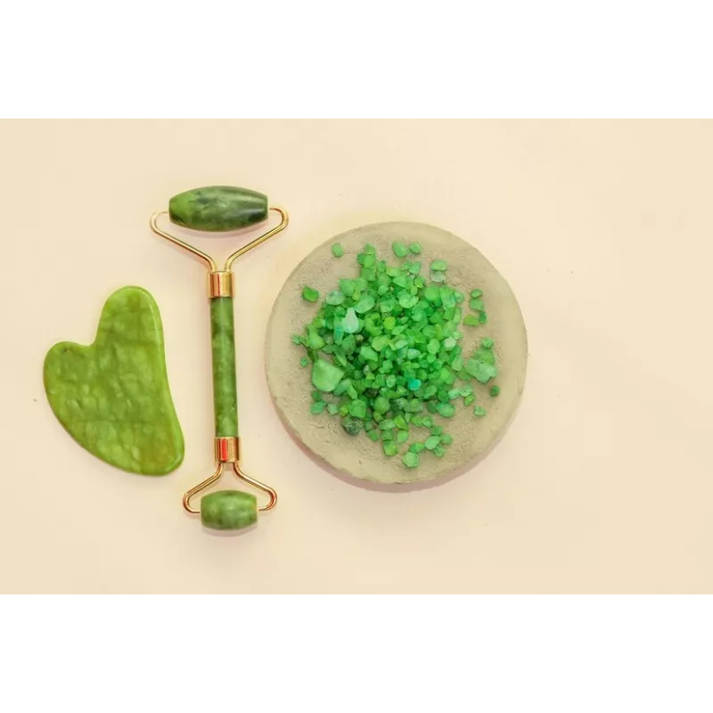 Cristaux de Sel vert jade au bambou bio d'Hawaï premium