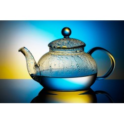 Théière fleur de thé verre borosilicate 500ml couvercle amovible sans  filtre - Escale Sensorielle
