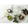 Borosilicate glass teapot with infuser and bamboo handle