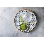 Borosilicate glass teapot with infuser and bamboo handle