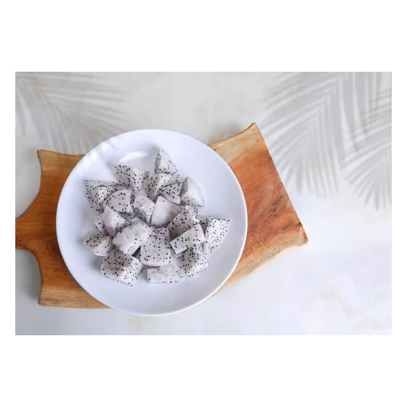 Organic & fairtrade dried white dragon fruit or pitaya from Colombia